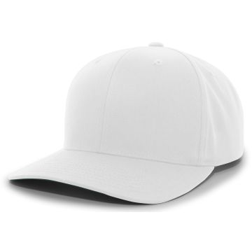Augusta Sportswear 302C Cotton-Poly Hook-And-Loop Adjustable Cap - WHITE
