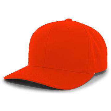 Augusta Sportswear 302C Cotton-Poly Hook-And-Loop Adjustable Cap - ORANGE