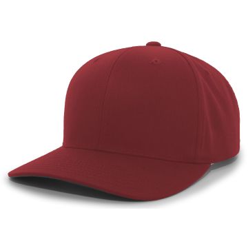 Augusta Sportswear 302C Cotton-Poly Hook-And-Loop Adjustable Cap - MAROON