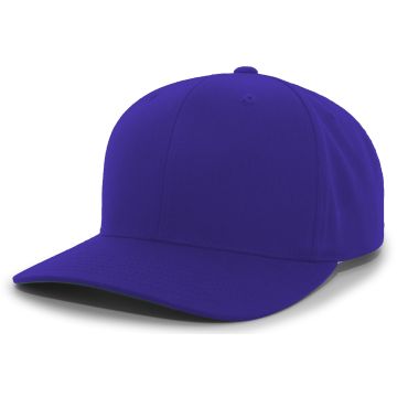Augusta Sportswear 302C Cotton-Poly Hook-And-Loop Adjustable Cap - PURPLE