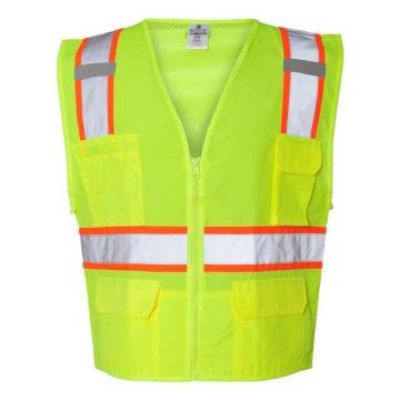 Kishigo 1163-1164 Ultra-Cool™ Solid Front Vest with Mesh Back - S - Lime