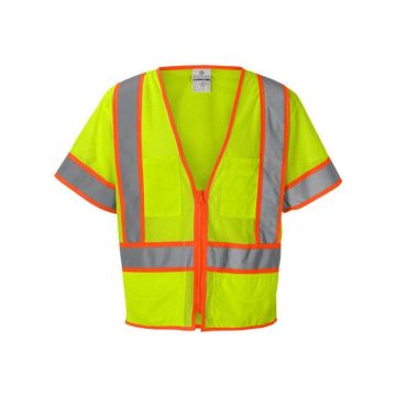 Kishigo 1242-1243 Ultra-Cool™ Six-Pocket Mesh Surveyor’s Vest - S - Lime