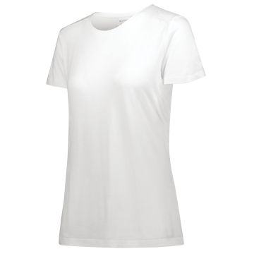 Augusta Sportswear 3067 Ladies Tri-Blend Tee - WHITE