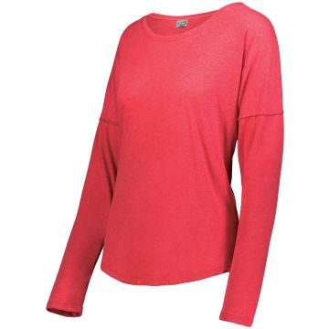 Augusta Sportswear 3077 Ladies Lux Tri-Blend Long Sleeve Tee