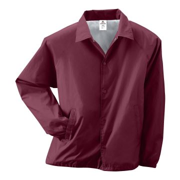 Augusta Sportswear 3100 Nylon Coach's Jacket/Lined - MAROON
