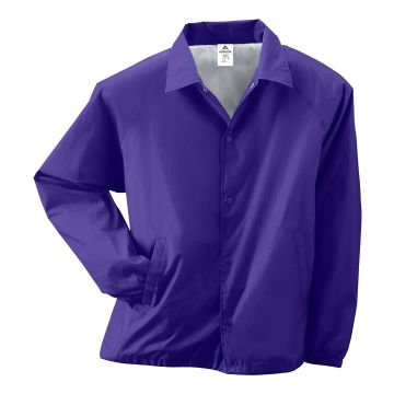 Augusta Sportswear 3100 Nylon Coach's Jacket/Lined - PURPLE