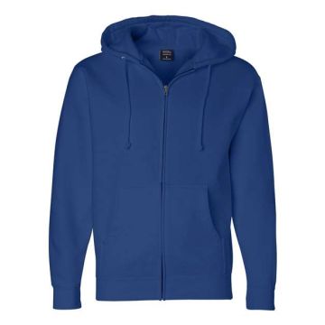 Independent Trading Co. IND4000Z Heavyweight Full-Zip Hooded Sweatshirt - XS - Royal