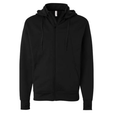Independent Trading Co. EXP80PTZ Poly-Tech Full-Zip Hooded Sweatshirt