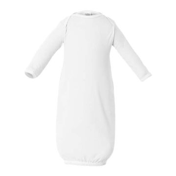 Rabbit Skins 4406 Infant Baby Rib Layette - NB - White