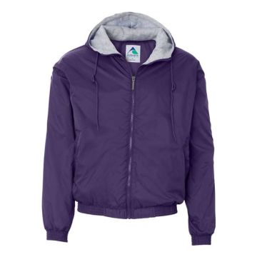 Augusta Sportswear 3280 Fleece Lined Hooded Jacket - S - Purple