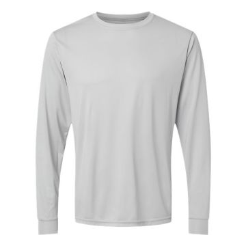 Augusta Sportswear 788 Performance Long Sleeve T-Shirt - L - Silver