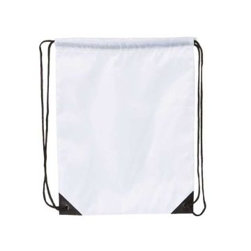 Liberty Bags 8886 Value Drawstring Backpack - One Size - White