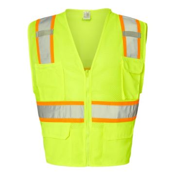Kishigo 1195-1196 Ultra-Cool™ Multi-Pocket Vest - 5XL - Lime