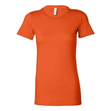 Bella + Canvas 6004 Women's Slim Fit Tee - S - Orange