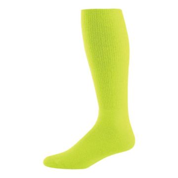 Augusta Sportswear 328030 Athletic  Socks - LIME