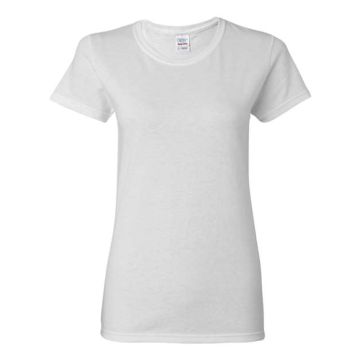 Gildan 5000L Heavy Cotton™ Women’s T-Shirt - S - White