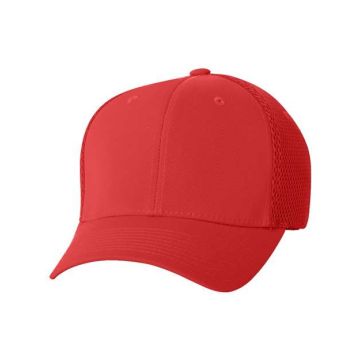 Flexfit 6533 Ultrafiber Mesh Cap - S/M - Red