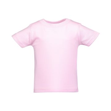 Rabbit Skins 3401 Infant Cotton Jersey T-Shirt - PINK