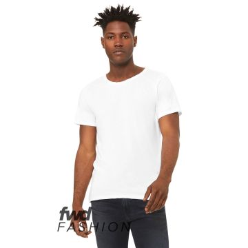 Bella + Canvas 3414C FWD Fashion Unisex Triblend Raw Neck T-Shirt