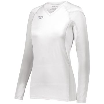 Augusta Sportswear 342212 Ladies TruHit Long Sleeve Jersey - WHITE