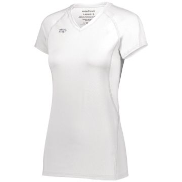 Augusta Sportswear 342222 Ladies TruHit Short Sleeve Jersey - WHITE