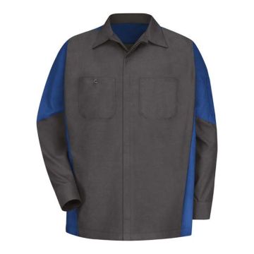 Red Kap SY10 Long Sleeve Automotive Crew Shirt