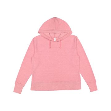 LAT 3536 Ladies' Vintage Wash Fleece Hooded Sweatshirt