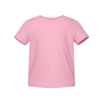 Rabbit Skins 3322 Infant Fine Jersey Tee - 6M - Pink