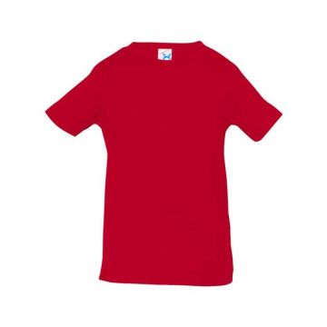 Rabbit Skins 3322 Infant Fine Jersey Tee - 6M - Red