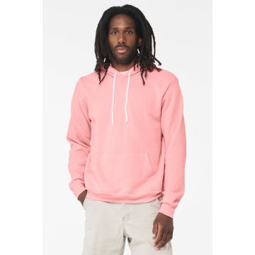 Bella + Canvas 3719 Unisex Sponge Fleece Pullover Hoodie - PINK