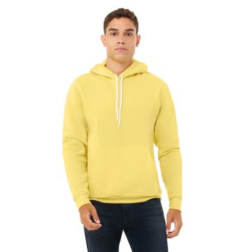 Bella + Canvas 3719 Unisex Sponge Fleece Pullover Hoodie - YELLOW