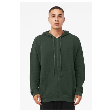 Bella + Canvas 3759 Unisex Sponge Fleece D Full-Zip Hooded Sweatshirt