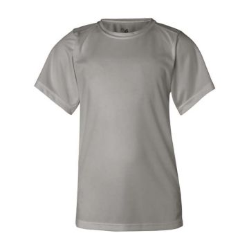 Badger 2120 Youth B-Core T-Shirt - L - Silver