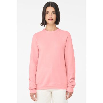 Bella + Canvas 3901 Unisex Sponge Fleece Crewneck Sweatshirt - PINK