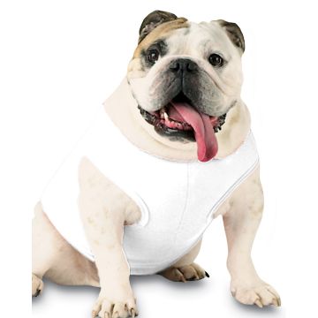 Doggie Skins 3902 Doggie Baby Rib Tank - WHITE