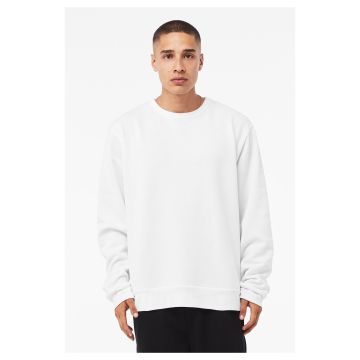 Bella + Canvas 3911 Unisex Classic Crewneck Sweatshirt - WHITE