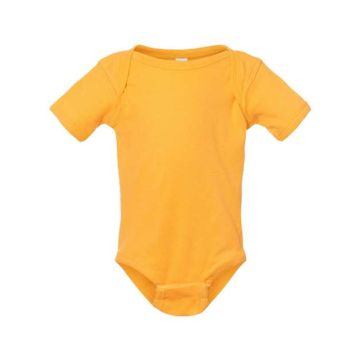 Rabbit Skins 4400 Infant Baby Rib Bodysuit - NB - Gold