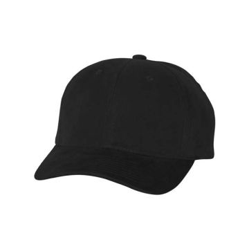 Yp Classics 6363V Structured Brushed Twill Cap - Black