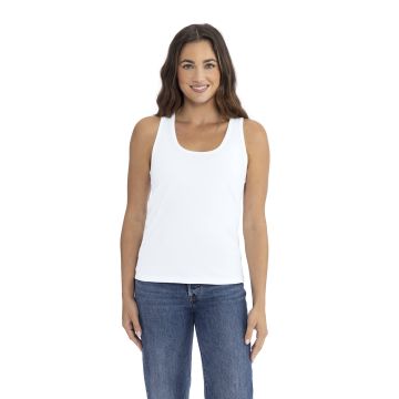 Next Level Apparel 3933NL Ladies' Cotton Tank - WHITE