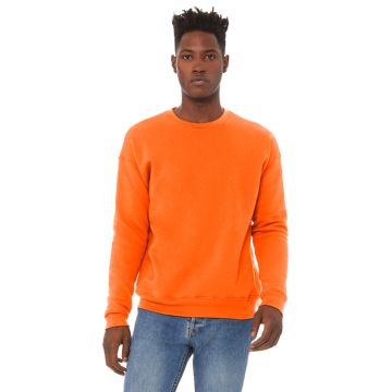 Bella + Canvas 3945 Unisex Drop Shoulder Fleece - ORANGE