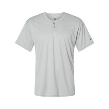 Alleson Athletic 7930 B-Core Placket Jersey - M - Silver