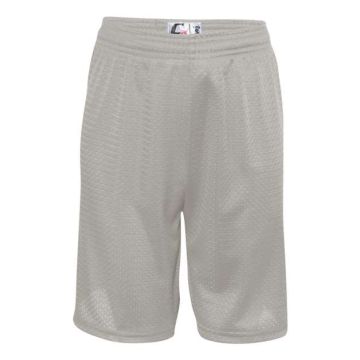 C2 Sport 5209 Youth Mesh Shorts - S - Silver