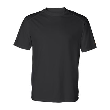 Badger 4120 Men's B-Core Sport Shoulders T-Shirt - BLACK