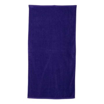 Carmel Towel Company C3060 Velour Beach Towel - One Size - Purple