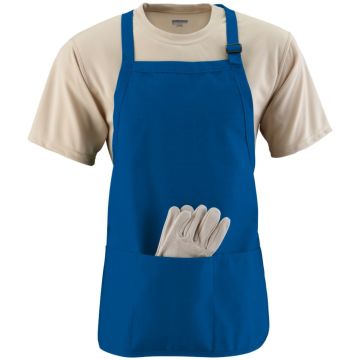 Augusta Sportswear 4250 Medium Length Apron With Pouch - ROYAL