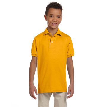 Jerzees 437Y Youth SpotShield? Jersey Polo - GOLD