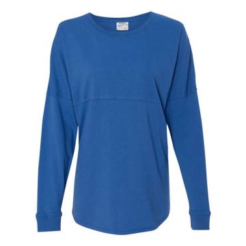 J. America 8229 Unisex Game Day Jersey Long Sleeve T-Shirt - XS - Royal