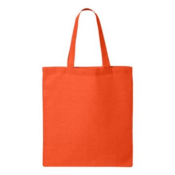 Q-tees QTB Economical Tote - One Size - Orange