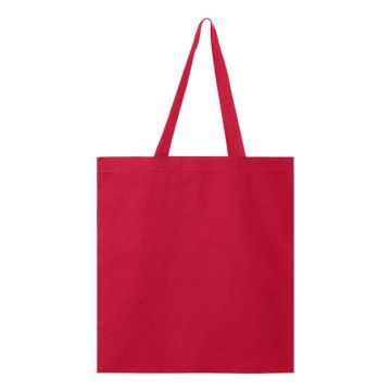 Q-tees Q800 Promotional Tote - One Size - Red