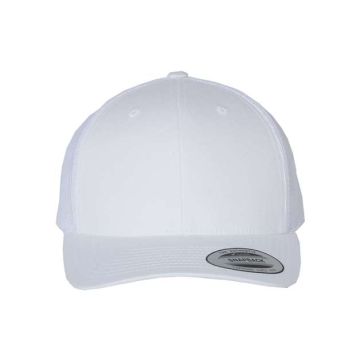 Yp Classics 6606 Retro Trucker Cap - Adjustable - White